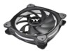 Thermaltake Riing PLUS 14 LED RGB Radiator Fan TT Fan 3-pack Sort 140 mm
