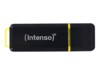 Intenso High Speed Line 256GB USB 3.1 USB stick Sort Gul