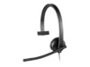 Logitech USB Headset H570e Kablet Høretelefoner Sort
