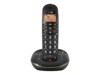 DORO PhoneEasy 105wr Trådløs telefon Ingen nummervisning Sort