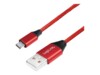 LogiLink USB 2.0 USB-kabel 30cm Rød