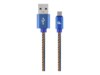 Cablexpert Premium USB 2.0 USB-kabel 1m Blå