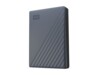 WD My Passport Harddisk WDBY3J0060BGY 6TB USB 3.2 Gen 1