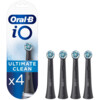 Alowwed----Oral-B iO Ultimate Clean Black -vaihtoharjat, musta, 4 kpl