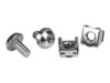 StarTech.com Rack Screws - 20 Pack - Installation Tool - 12 mm M6 Screws - M6 Nuts - Cabinet Mounting Screws and Cage Nuts (CABSCRWM620) Skruer og møtrikker for rack Sølv