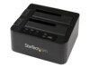 StarTech.com Dual Bay USB 3.0/ eSATA Hard Drive Duplicator Dock for 2.5' & 3.5' SATA SSD HDD UASP (6Gbps) - Standalone (SDOCK2U33RE) Lagringskontrol