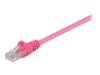 goobay CAT 5e Ikke afskærmet parsnoet (UTP) 5m Patchkabel Magenta