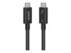 Anker A84N1012 USB-C to USB-C to USB-C USB-C 1m Sort Sort