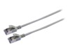 Prokord Slim CAT 6a U/FTP 50cm Netværkskabel Grey