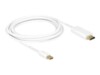 Delock High Speed HDMI Videoadapterkabel 3m Hvid