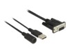 Navilock Serie / Forstærket USB kabel 59cm Sort