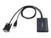 Prokord Videoadapterkabel Sort