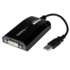 StarTech.com USB to DVI Adapter - 1920x1200 - External Video & Graphics Card - Dual Monitor Display Adapter Cable - Supports Mac & Windows (USB2DVIPRO2) USB / DVI adapter 27m Sort