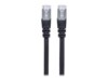 Intellinet Network Patch Cable, Cat6, 5m, Black, Copper, S/FTP, LSOH / LSZH, PVC, RJ45, Gold Plated Contacts, Snagless, Booted, Polybag CAT 6 SFTP, PiMF 5m Patchkabel Sort
