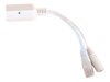 Mikrotik RBGPOE Gigabit PoE adapter with shielded connectors, supports 9-48V PoE