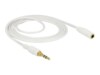 Delock Forlængerkabel til audio 2m Hvid