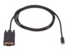 Akyga Adapter 24 pin USB-C han -> 15-pin D-Sub (DB-15) han 1.8 m Sort