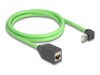 DeLOCK CAT 6a SF/UTP 1m Patch-forlængerkabel Grøn