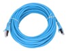 Extralink CAT 6a SF/UTP 10m Patchkabel Blå
