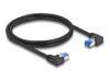 DeLOCK CAT 6a S/FTP 1m Patchkabel Sort