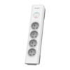 PRZEDLUZACZ SIECIOWY PHILIPS LISTWA ZASILAJACA PRZEPIECIOWA 4 GNIAZDA 2M BIALY 16A SPN7040WA/60