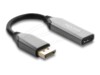 Delock Videoadapter Grey Sort Sort Grå