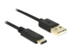 Delock USB Type-C kabel 2m Sort