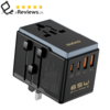 Dudao A65Pro Universal Travel Adapter Black