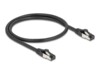 DeLOCK CAT 8.1 S/FTP, PiMF 50cm Patchkabel Sort