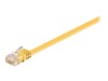 goobay CAT 6 Ikke afskærmet parsnoet (UTP) 50cm Patchkabel Yellow