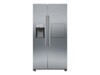 Siemens iQ500 KA93GAIEP Køleskab/fryser Amerikansk stil Rustfrit stål