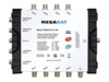 Megasat Multiswitch 5/8 Satelit / jordisk signal multikontakt Sølv