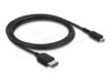 Delock HDMI-kabel 2m Sort