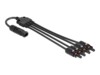 DeLOCK DL4 (male) - DL4 (female) Sort 50cm Solkabel