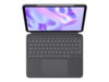 Logitech Combo Touch Tastatur og folio-kasse Saks Ja Kablet US International