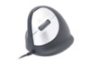 R-Go HE Mouse Ergonomic Mouse Large Left Kabling Sort Sølv