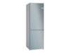 Bosch Serie | 4 Køleskab/fryser 218liter Klasse D 103liter Fritstående Rustfritstål look