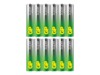 GP Super AAA type Standardbatterier 12