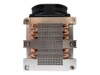 Inter-Tech B-14 Processor-køler 1-pack Sort Guld Grå 80 mm