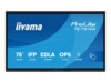 iiyama ProLite TE7515A-B1AG 75' Digital skiltning/interaktiv kommunikation 3840 x 2160