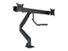Multibrackets M VESA Gas Lift Arm w. Duo Crossbar 2 Monteringssæt 2 LCD displays 15'-32'