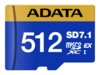 ADATA Premier Extreme microSDXC UHS-I Memory Card 512GB 800MB/s