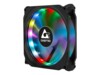 Chieftec CF-1225RGB Fan 1-pack Sort 120 mm