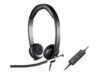 Logitech USB Headset Stereo H650e Kablet Høretelefoner Sort