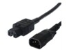 Bachmann Strøm IEC 60320 C14 Power IEC 60320 C13 Sort Forlængerkabel til strøm
