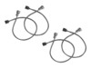 Akasa 4 pin PWM (female) - 4 pin PWM (male) Sort 30cm Forlængerkabel til blæserstrøm