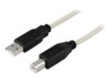 DELTACO USB-kabel 0.5m