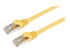 Prokord CAT 6 Foldet uskærmet snoet par (F/UTP) 1m Netværkskabel Yellow