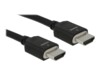 Delock HDMI-kabel 2m Sort