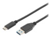 ASSMANN USB Type-C kabel 1m Sort